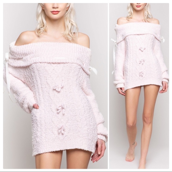 POL Dreamy Powder Pink Berber Fleece Sweater - Picture 11 of 14